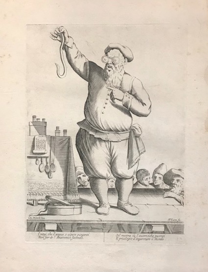 Mitelli Giuseppe Maria (1634-1718) (Venditore di anguille) 1660 ca. Bologna 